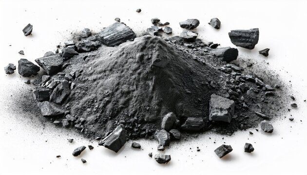 ash texture top view isolated white background fine volcanic ash detail