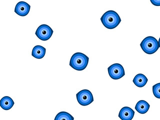 Fototapeta premium Blue Eye Talisman Protection Symbol Background