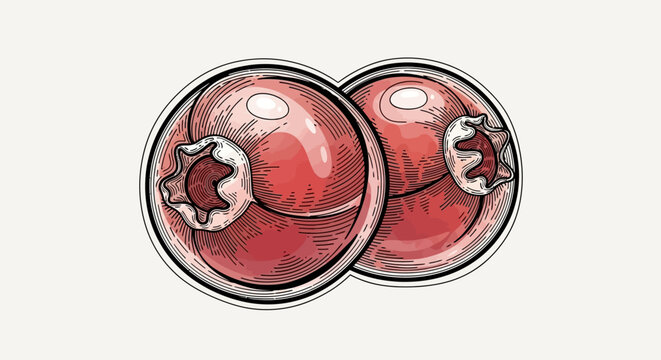 Two Red Apples with Bites Taken.