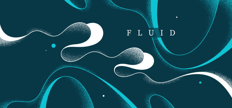 Minimal lava curvy lines and textures vector dark abstract background, flowy fluid abstraction, wallpaper graphic art look like lava lamp.