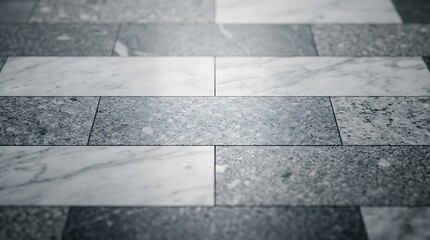 Fototapeta premium elegant gray polished granite stone tiles texture background 