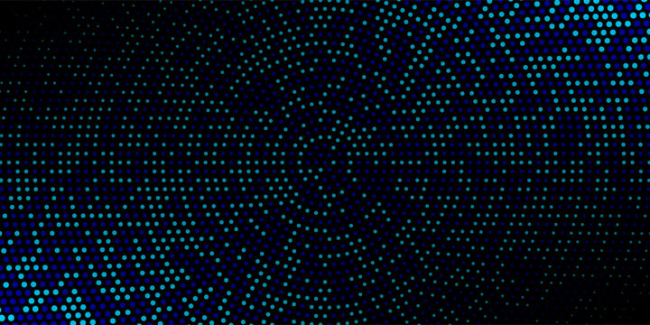 Subtle Cyan Gradient Dot Matrix: A Captivating Graphic Background with Diminishing Circular Patterns for Modern Design Projects and Digital Compositions