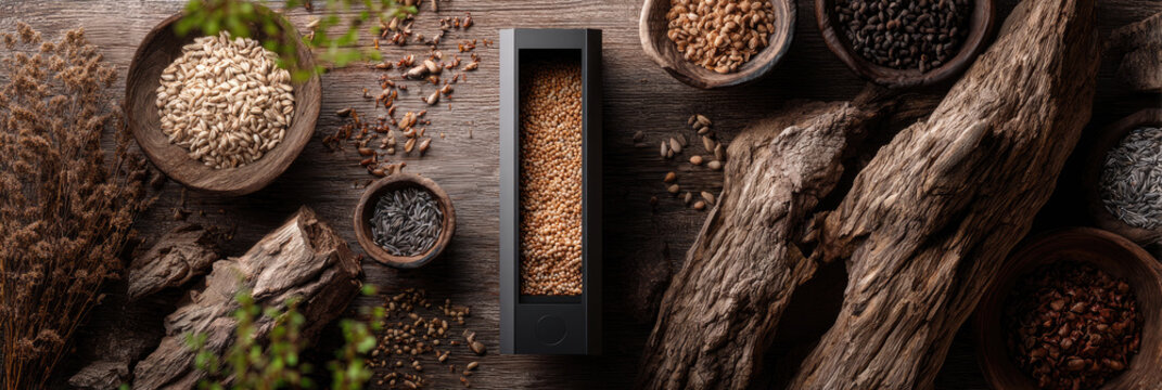 Smart bird feeder device dispensing various seeds, bringing modern technology to backyard birdwatching and wildlife attraction while identifying diverse bird species