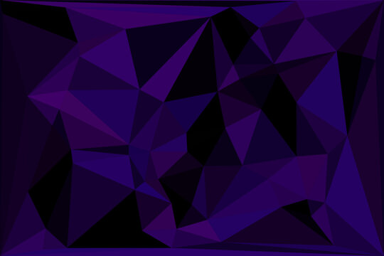 Dark purple geometric abstract background pattern with triangular shapes and moody theme.