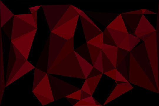 Dark red geometric pattern with abstract triangle shapes for modern digital wallpaper design.