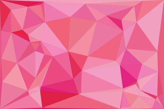Soft pink triangular geometric background pattern with subtle low poly abstract aesthetic.