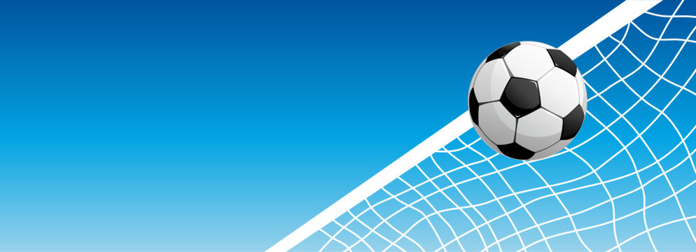 Summer football banner