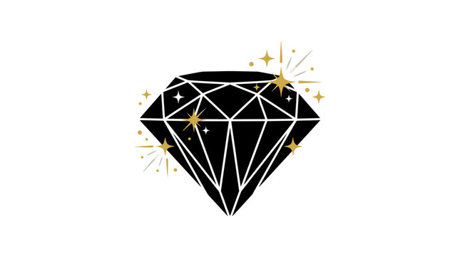 Black Diamond Gemstone Luxury Jewelry.