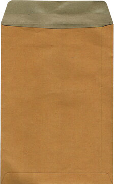 Brown Kraft Paper Mailing Envelope Mockup with Flap