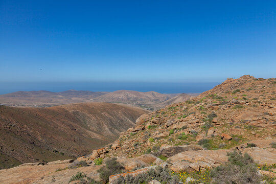 Ausblick vom Mirador de Las Pe&ntilde;itas, Fuerteventura