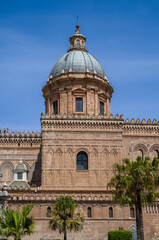 Obraz premium The Majestic Palermo Cathedral Dome