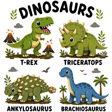 Dinosaur Species Learning for Kids