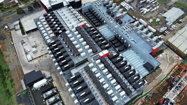 Drone View of Hyperscale Cloud Infrastructure and Advanced Computing Facility