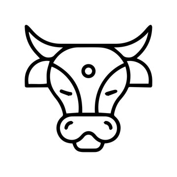 Bovine Head Icon