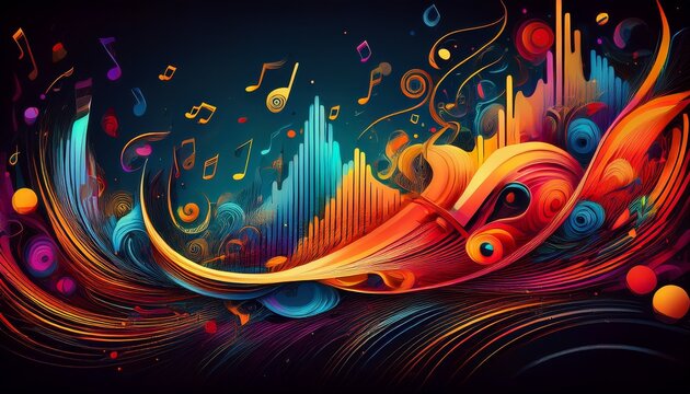 music abstract wallpaper