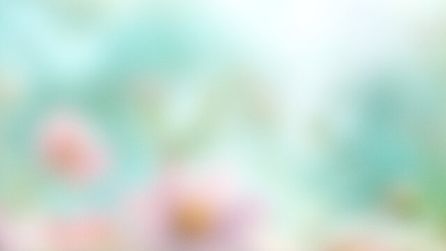 Soft pastel blur with green and pink hues, creating a dreamy, gentle texture.