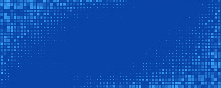 Blue tech finance background abstract pixel element network. Abstract business tech science background.Vector art ilustration