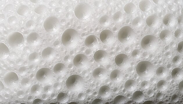 white sponge texture porous surface