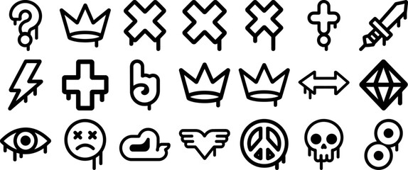 Fototapeta premium Leaking interrogation puzzle majesty junction bidirectional pathway crystalline gemstone bipyramid chevron heraldic crest disarmament treaty deceased anatomy for contemporary urban apparel design