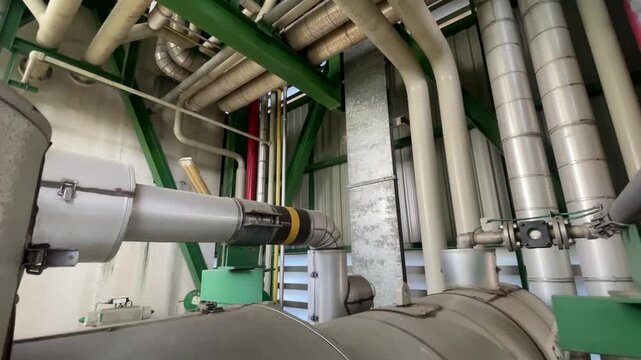 Advanced engineering structures in a modern petrochemical plant featuring optimized pipeline networks and process systems, illustrating industrial innovation, operational efficiency, and large-scale p