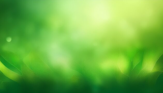 glowing blurred light green background creative design for spring and summer season
