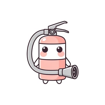 Cute cartoon illustration of a smiling pink piggy bank in flat vector style.
