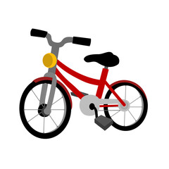 Fototapeta premium Bicycle vector illustration. Concept design image. Bicycle flat design