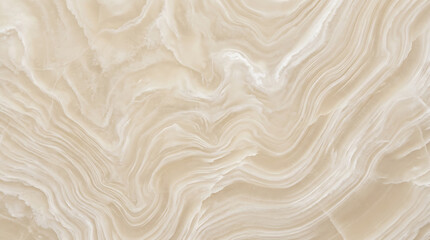 Obraz premium Creamy beige abstract marble texture with flowing white veins background 1