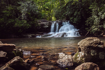 waterfall in the forest © Briana
