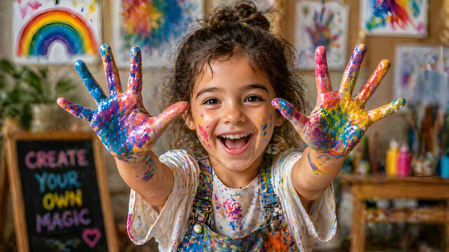 Creating Magic Pure Joy and Artistic Expression in a Child's Studio