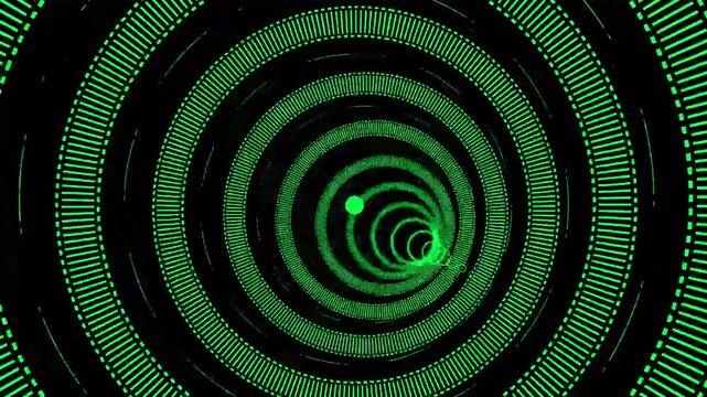 Animated white color 3d circular tunnel modern design geometrical background