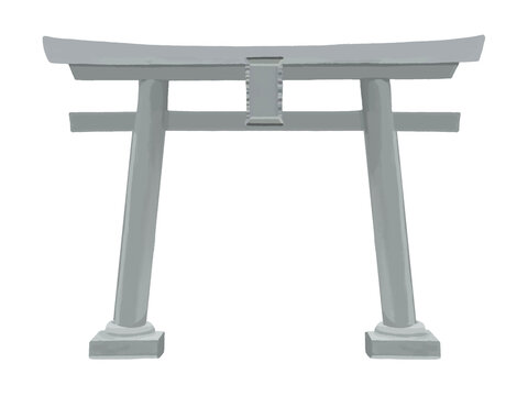 鳥居（石造り）