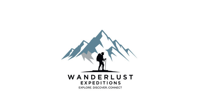 Wanderlust Expeditions Logo Design.
