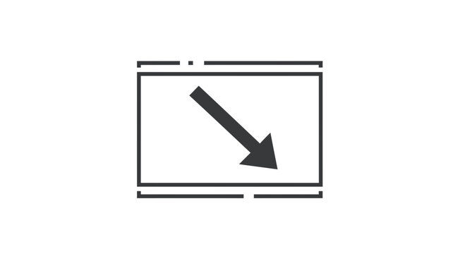 download arrow icon, black download button