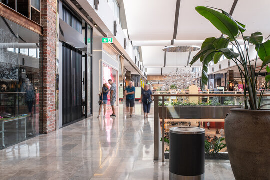 shopping centre interior scene