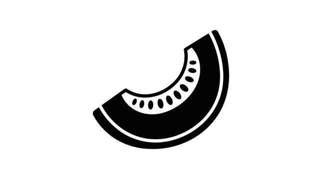 Melon Slice Vector Icon