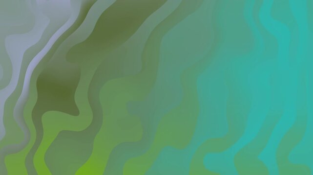 Modern abstract background featuring smooth organic topographic contour layers with a calming green and blue gradient palette. Inspired by terrain maps, geographic elevation lines, and fluid natural l