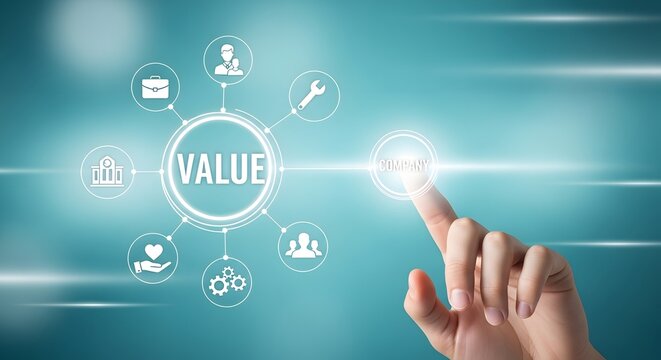 Business value concept strategy investment and growth opportunities