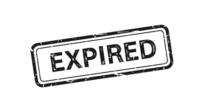 Expired rubber stamp
