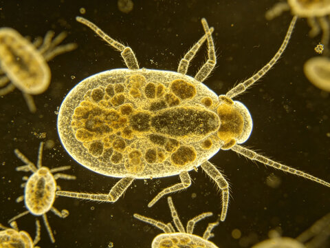 Original transmission electron microscope image, Orientia tsutsugamushi, the pathogen of scrub typhus, TEM, imaging artifacts.