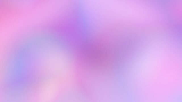 Minimalist abstract gradient loop with smooth purple fluid shifts. Colors: Lavender and Pale Violet. Ideal for meditation videos, relaxation podcasts, or soft title backgrounds