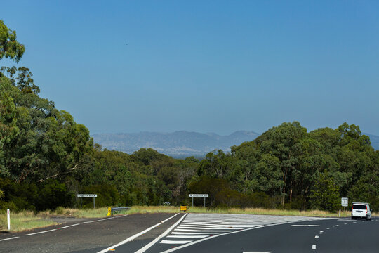 arrester bed along highway in Australia