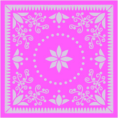 Fototapeta premium bandana design illustration vector swirl