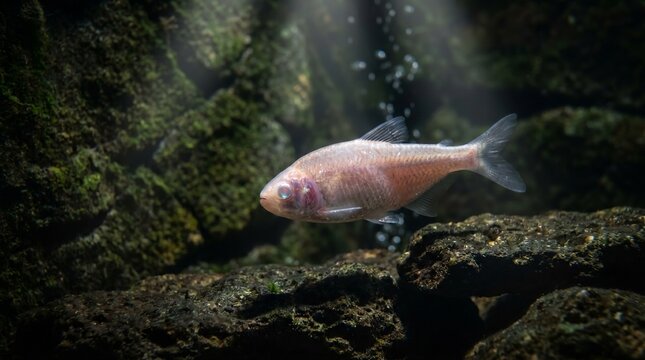 Blind cave tetra