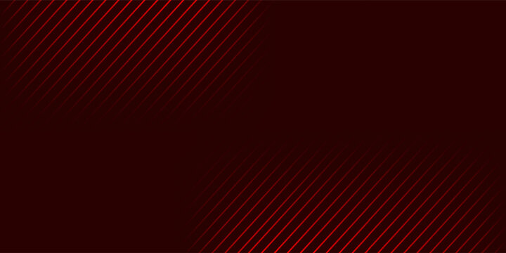 Red diagonal straight line background. Abstract dark striped gradient wallpaper. Red slanted stripes backdrop for flyer, banner, poster, presentation. Masculine linear game or sport texture. Vector