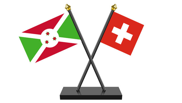 Flag of Switzerland and Burundi