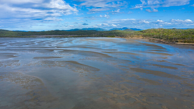 Rodds Bay at low tide near Turkey Beach