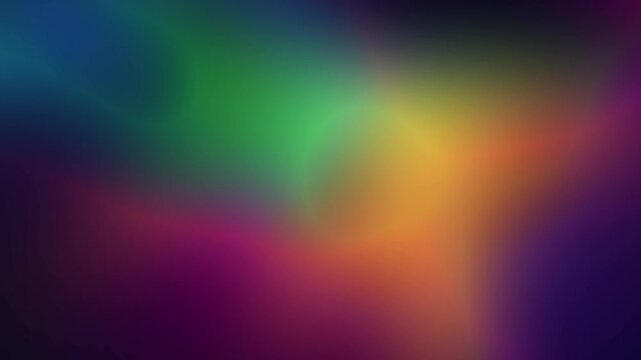 Dark multi-tonal abstract gradient background with vibrant flowing waves. Colors: Red, Orange, and Purple. Perfect for artistic design