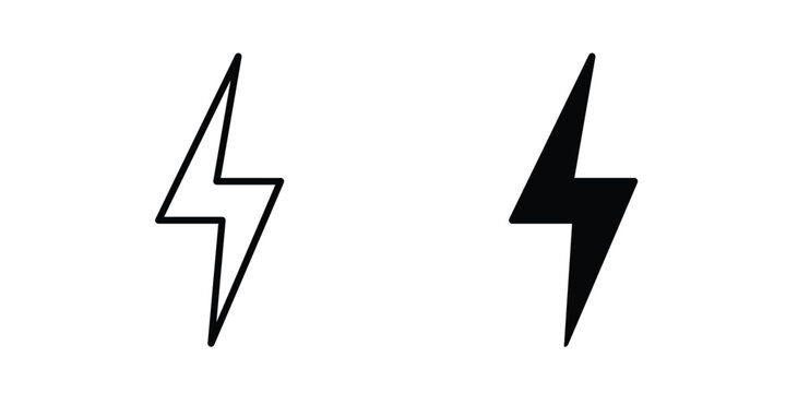 Flash icon vector. pictogram illustration on white background.