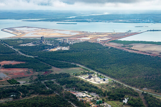 View of Fisherman's landing dredge material reclaimed area